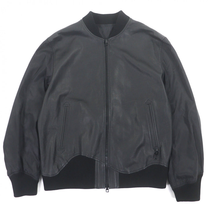 Excellent LOUIS VUITTON Blouson black Cowhide mens 48
