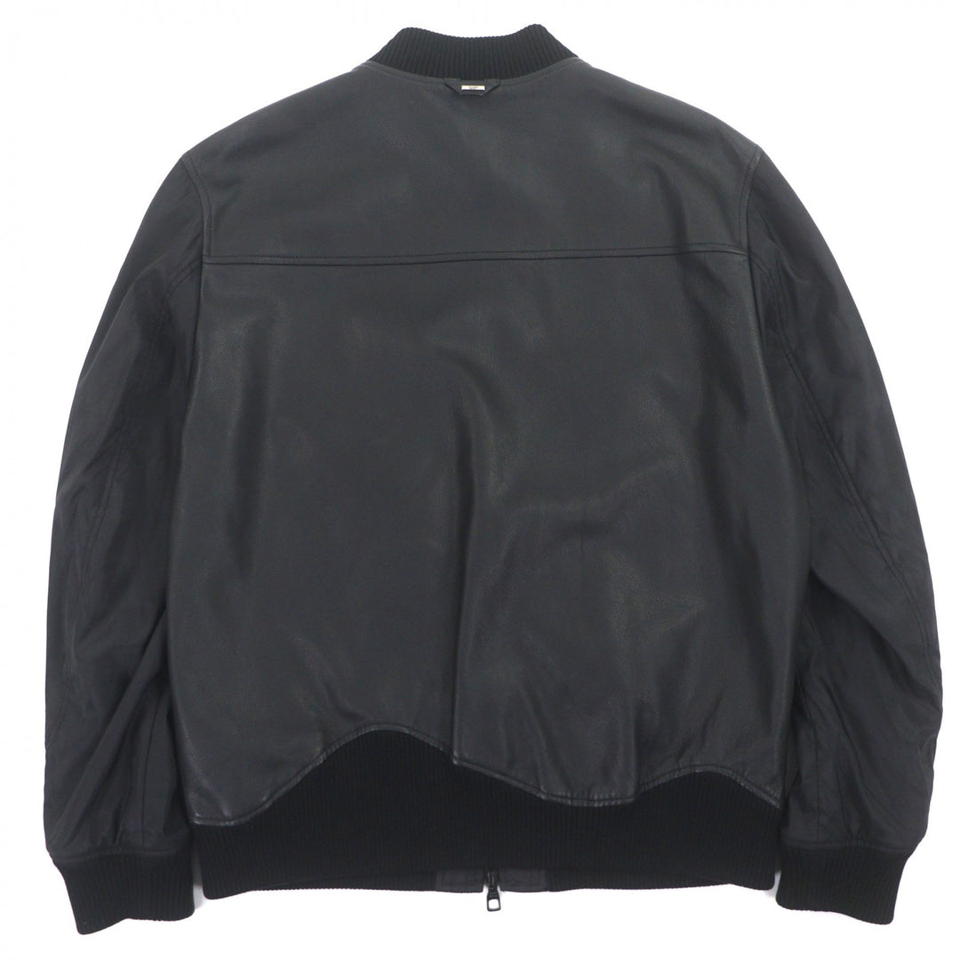 Excellent LOUIS VUITTON Blouson black Cowhide mens 48