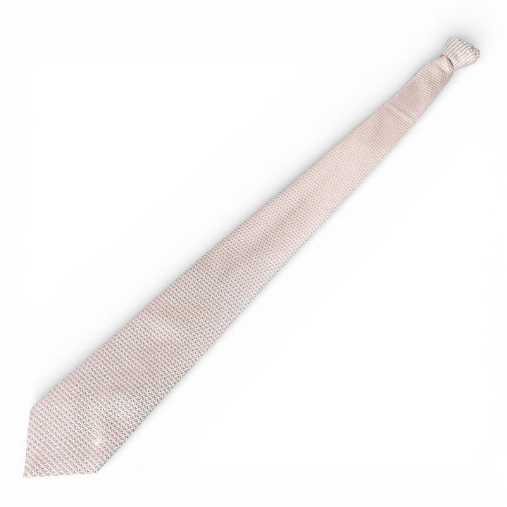Excellent LOUIS VUITTON tie LV logo pink silk mens M71210