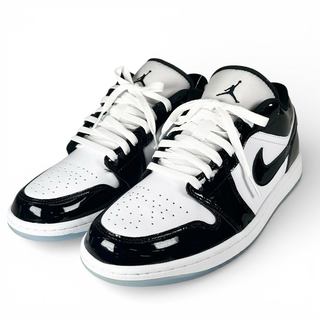 Pristine NIKE sneakers AIR JORDAN 1 LOW SE Dunk white leather 27.5 DV1309 100