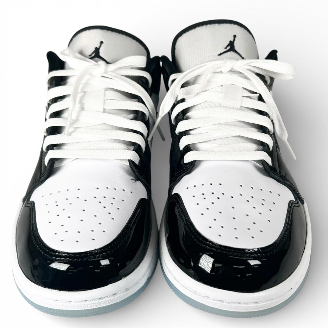 Pristine NIKE sneakers AIR JORDAN 1 LOW SE Dunk white leather 27.5 DV1309 100