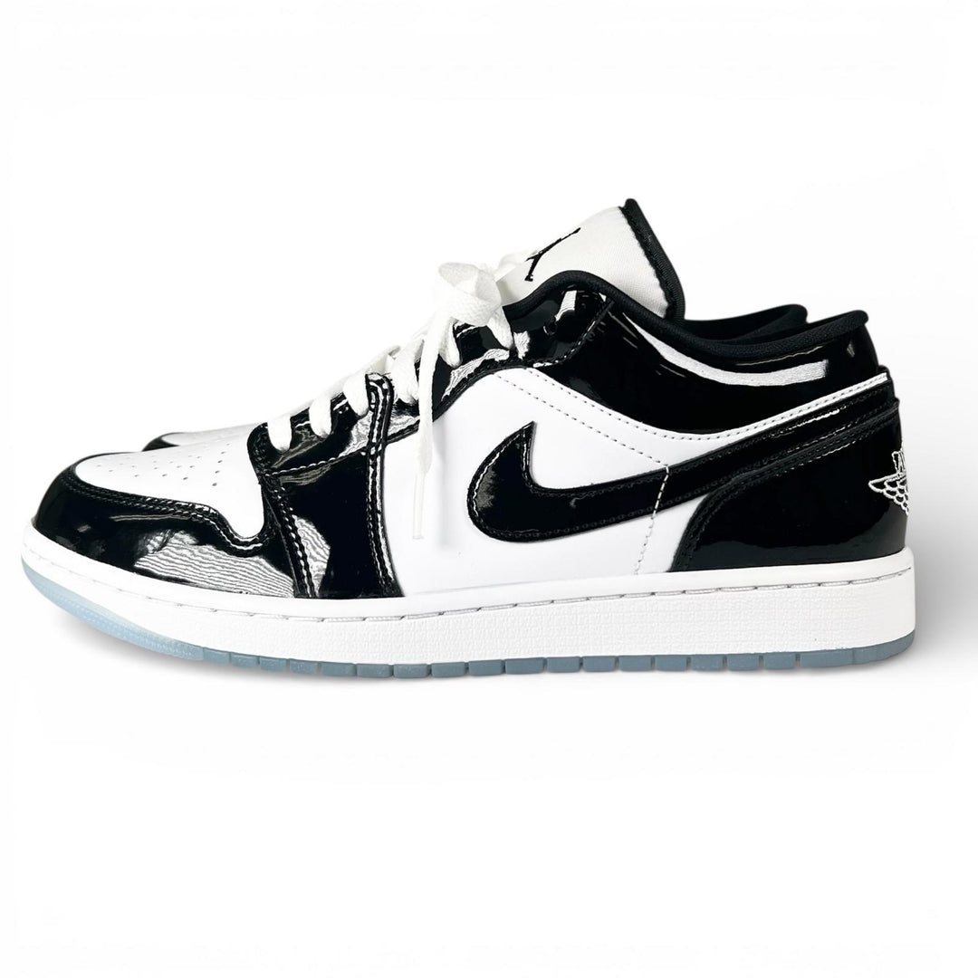 Pristine NIKE sneakers AIR JORDAN 1 LOW SE Dunk white leather 27.5 DV1309 100