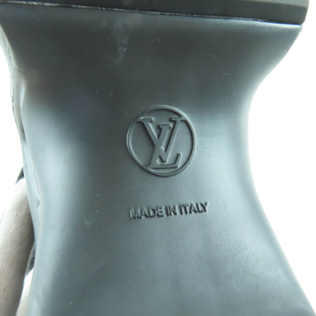 Excellent LOUIS VUITTON sneakers Arclight line black leather Women 41