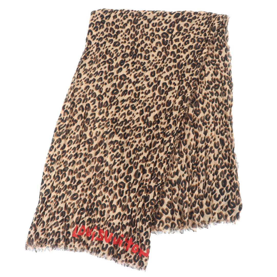 Excellent LOUIS VUITTON Stall Brown cashmere Women M79566