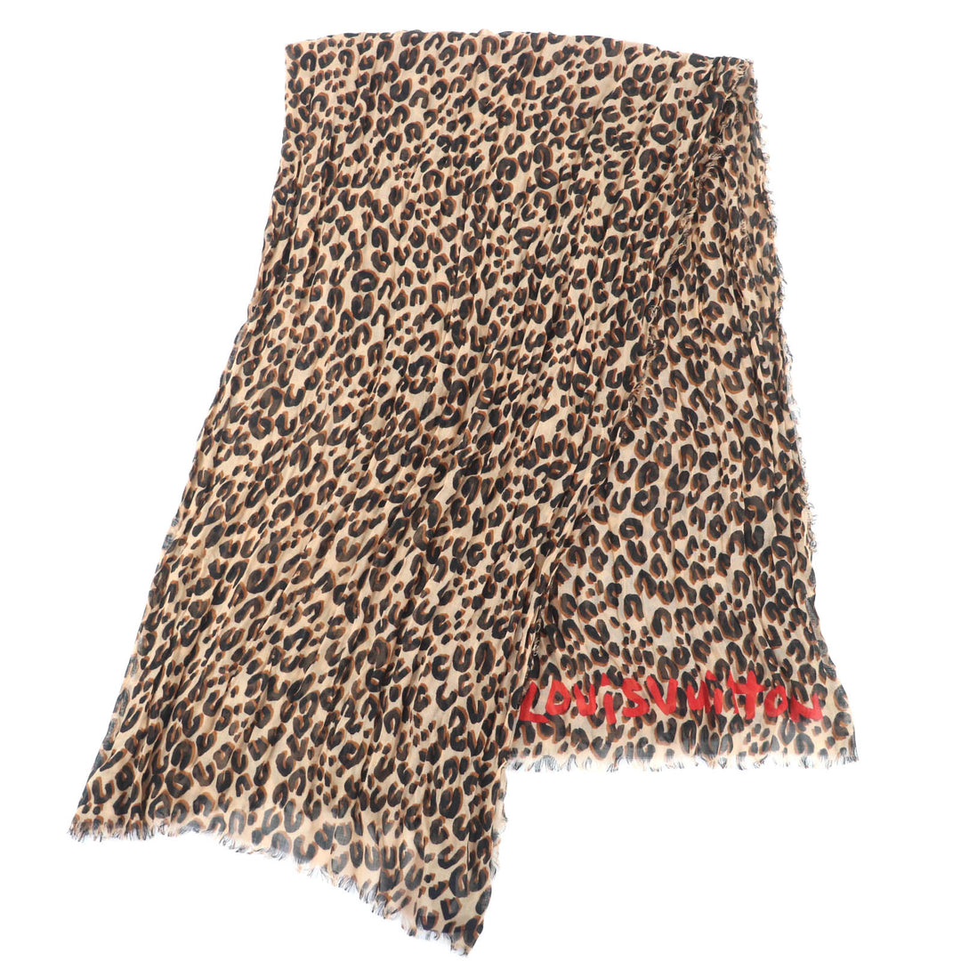 Excellent LOUIS VUITTON Stall Brown cashmere Women M79566