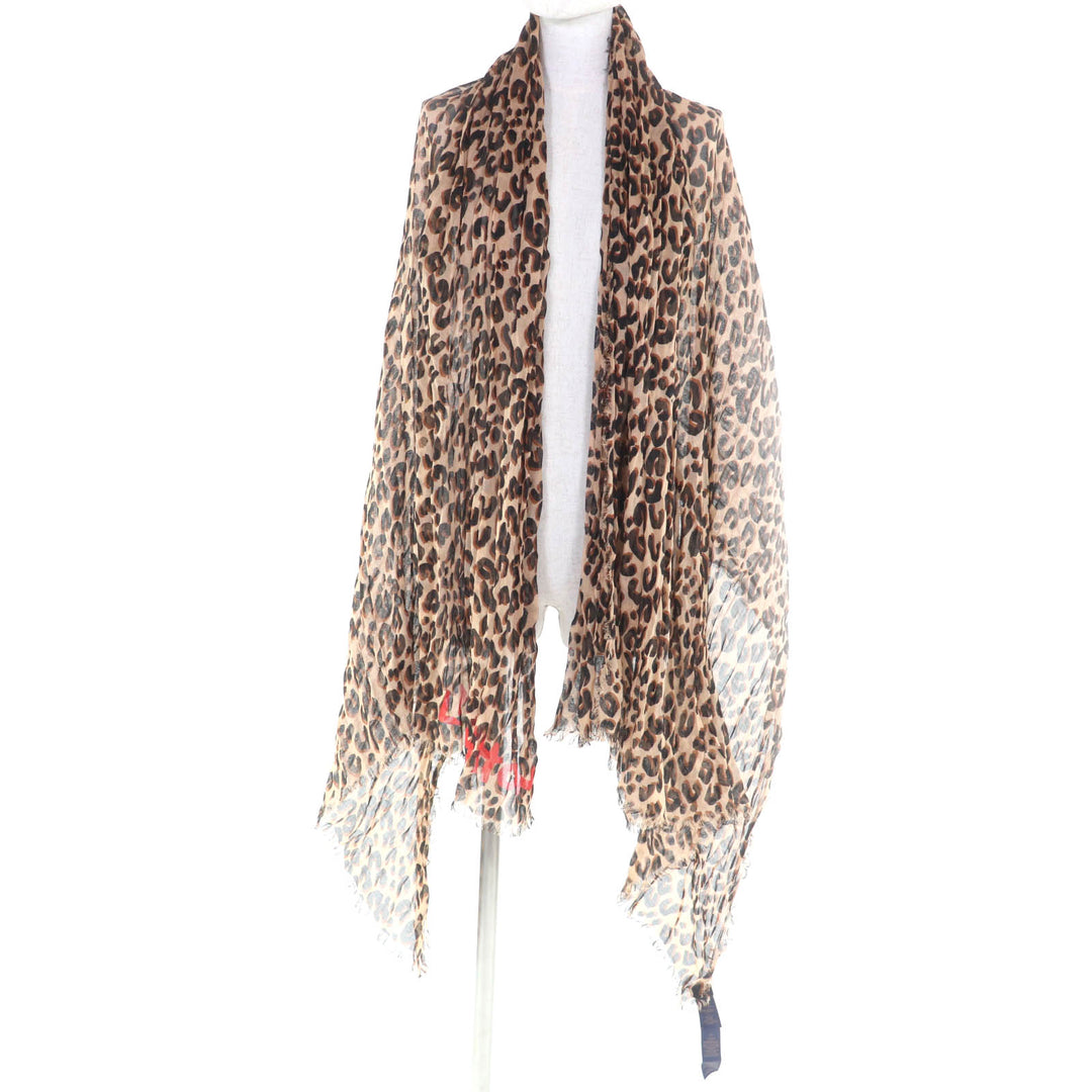 Excellent LOUIS VUITTON Stall Brown cashmere Women M79566