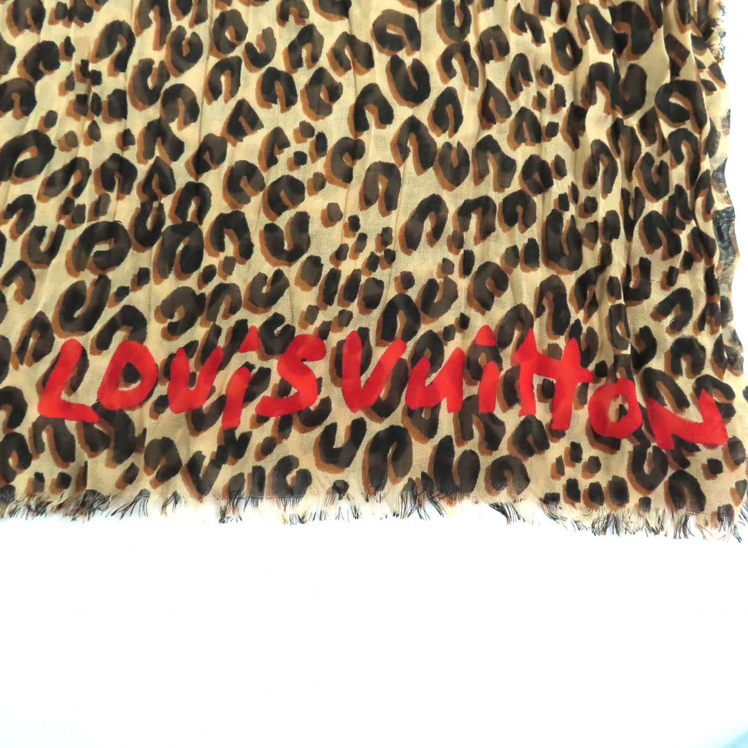 Excellent LOUIS VUITTON Stall Brown cashmere Women M79566