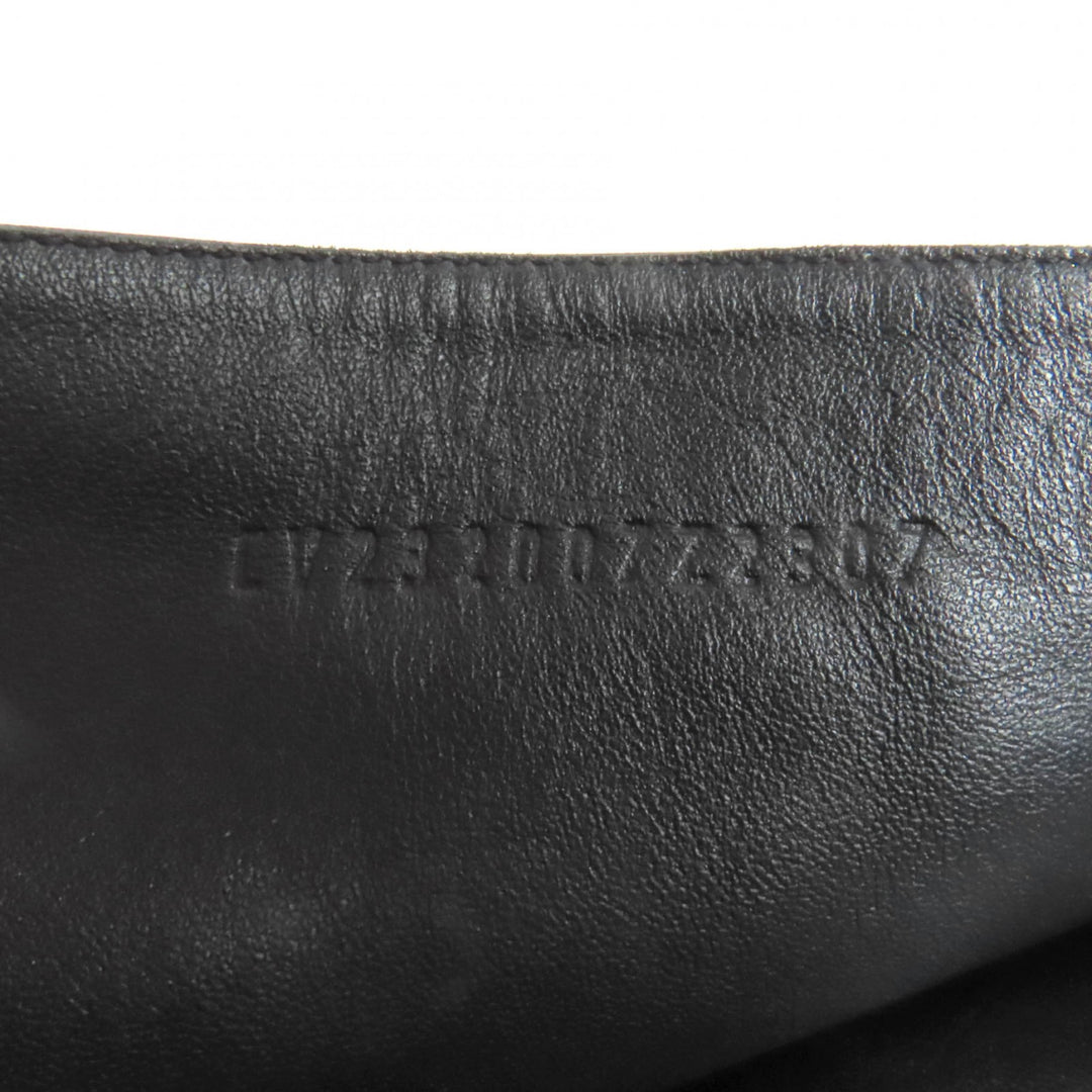 Great HERMES Knee-high boots Ilona black leather Women 36 232007Z