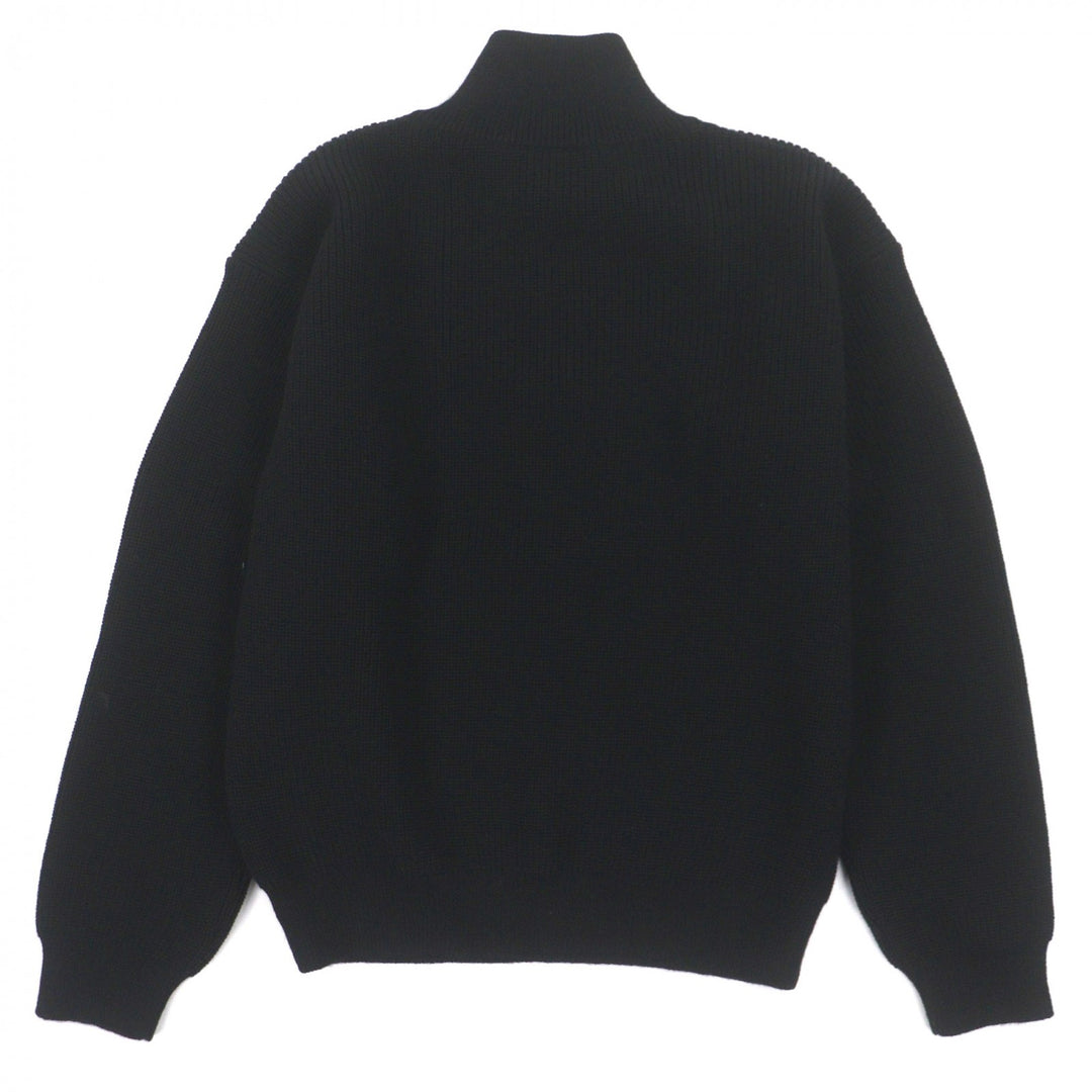 Pristine CELINE sweater black wool mens M RY02Q0ZP2