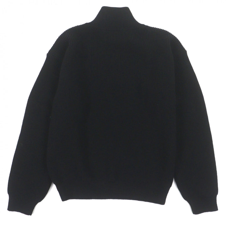 Pristine CELINE sweater black wool mens M RY02Q0ZP2