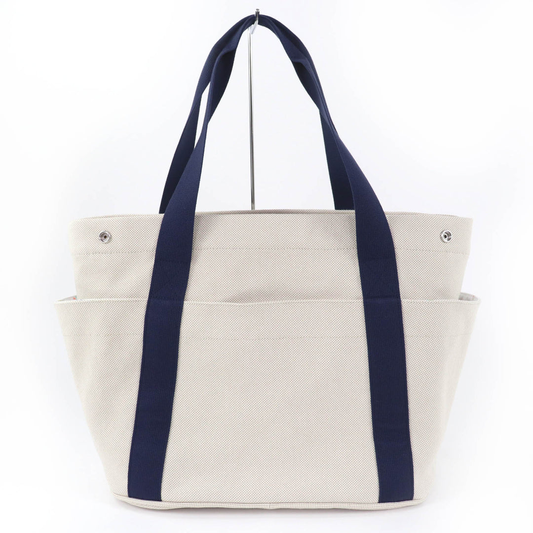 Excellent HERMES Tote Bag Mother's Bag Gabriole cotton Women