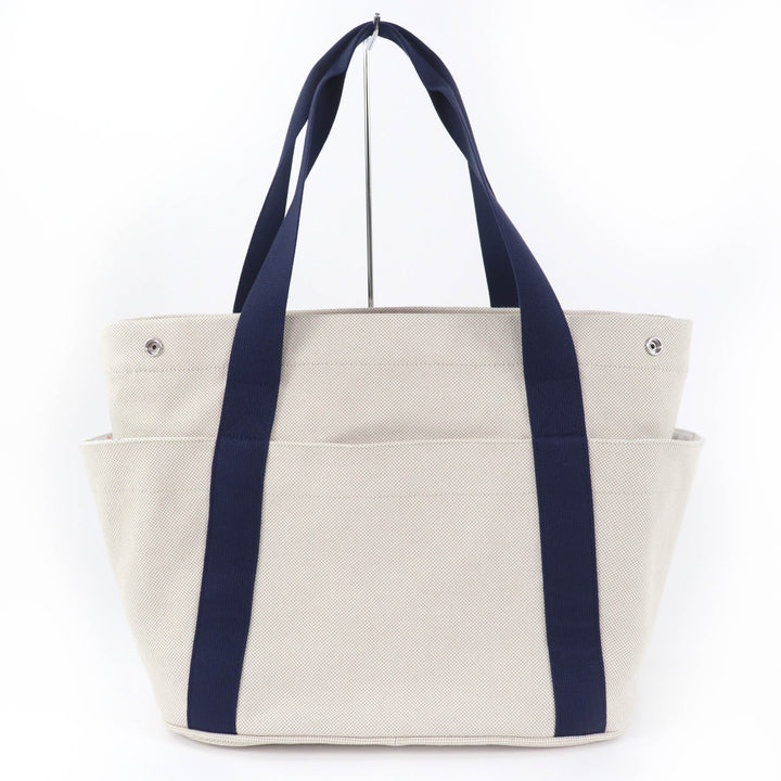 Excellent HERMES Tote Bag Mother's Bag Gabriole cotton Women