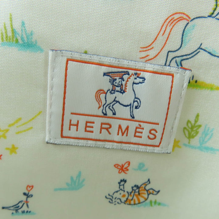 Excellent HERMES Tote Bag Mother's Bag Gabriole cotton Women