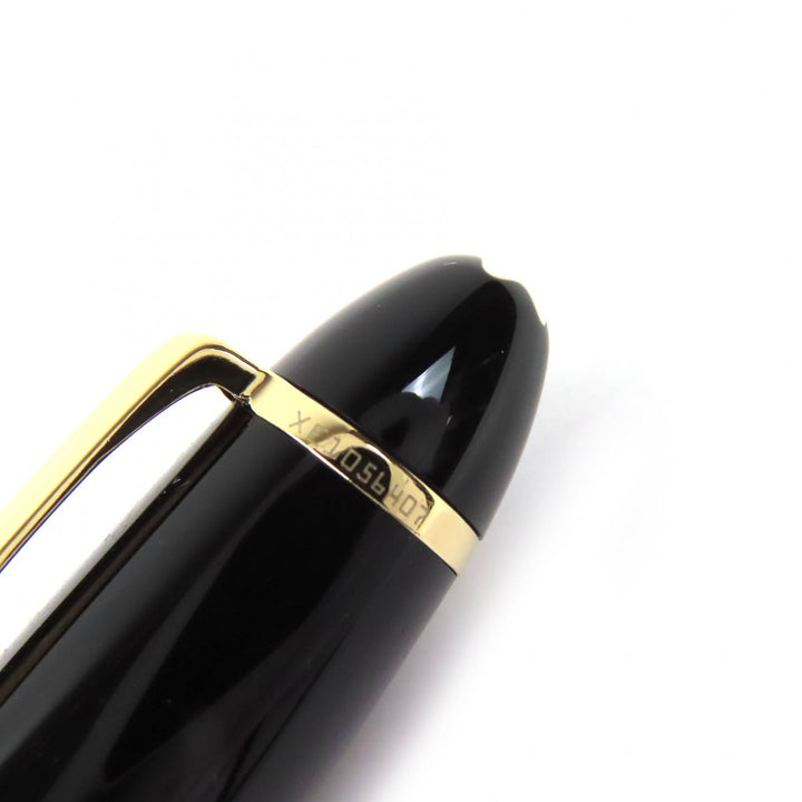Excellent MONTBLANC fountain pen Meisterstück 146 black 14K mens
