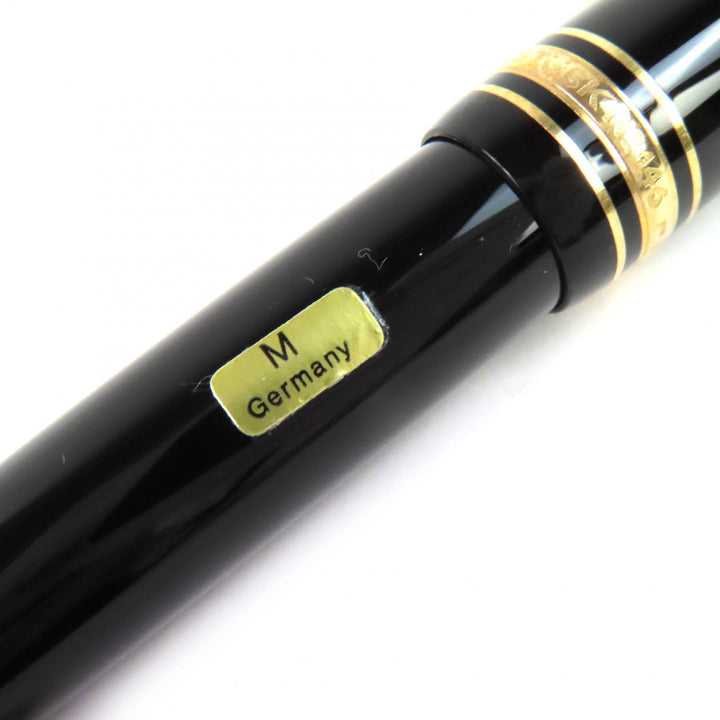 Excellent MONTBLANC fountain pen Meisterstück 146 black 14K mens