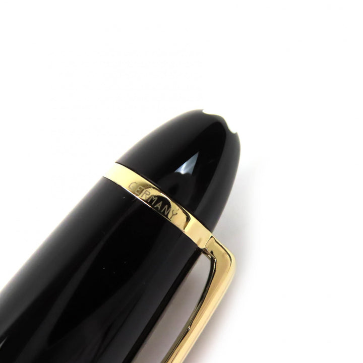 Excellent MONTBLANC fountain pen Meisterstück 146 black 14K mens