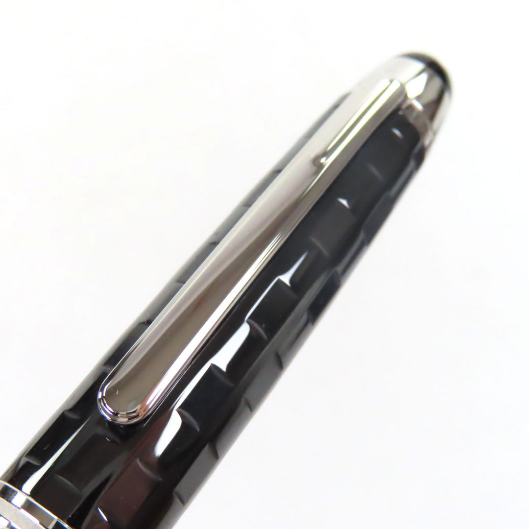 Excellent MONTBLANC fountain pen Meisterstück Solitaire Black Prisma Classic