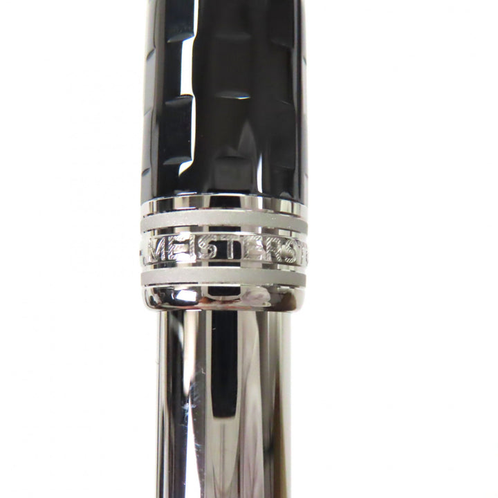 Excellent MONTBLANC fountain pen Meisterstück Solitaire Black Prisma Classic