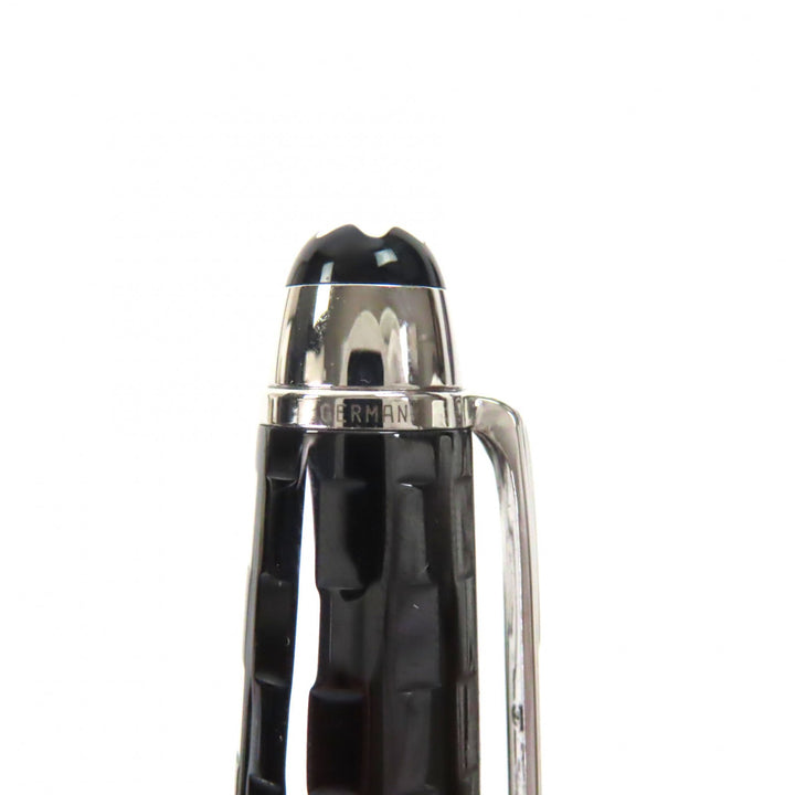 Excellent MONTBLANC fountain pen Meisterstück Solitaire Black Prisma Classic