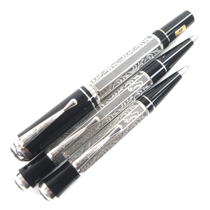 Excellent MONTBLANC fountain pen Author 1999 Marcel Proust Silver AG925 mens