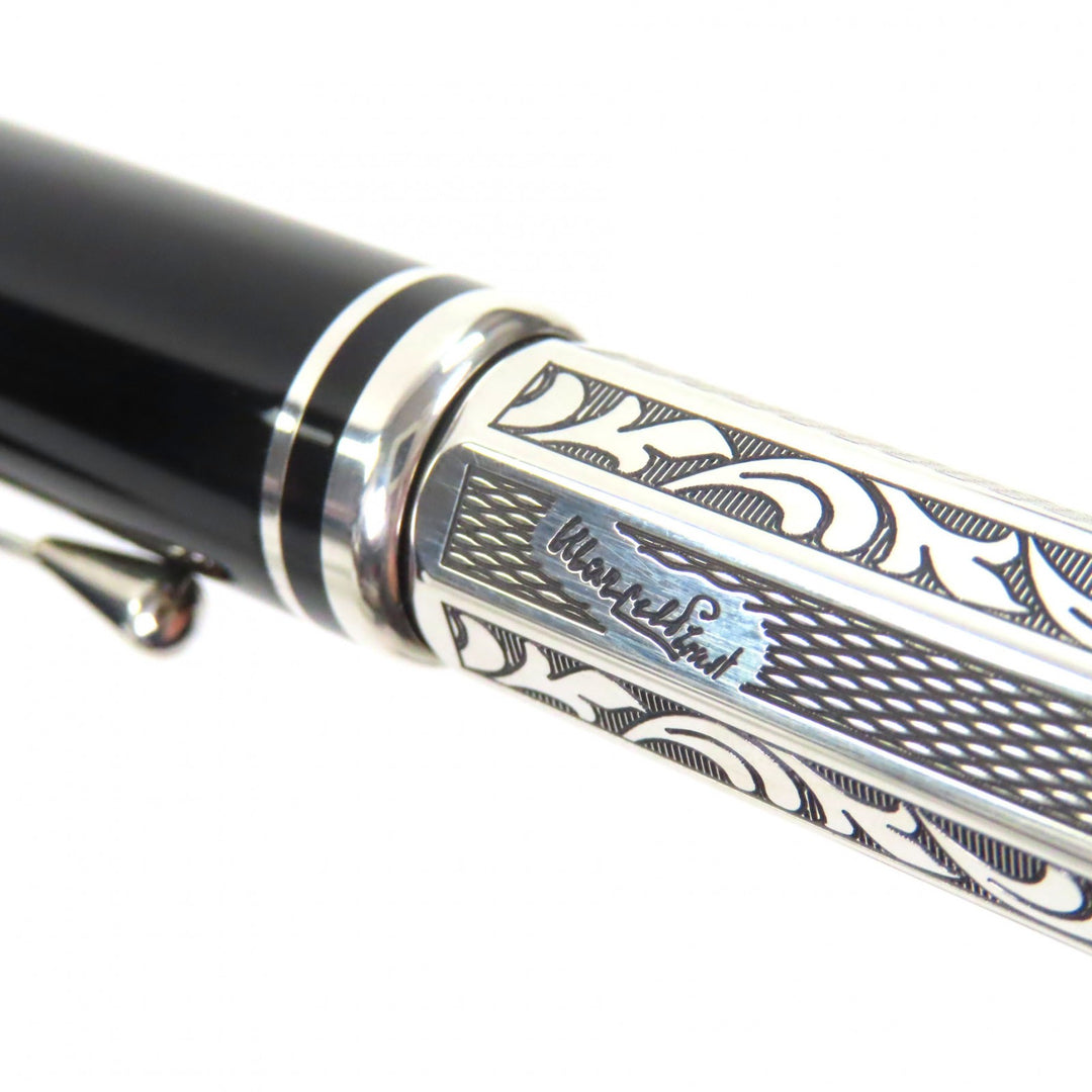 Excellent MONTBLANC fountain pen Author 1999 Marcel Proust Silver AG925 mens