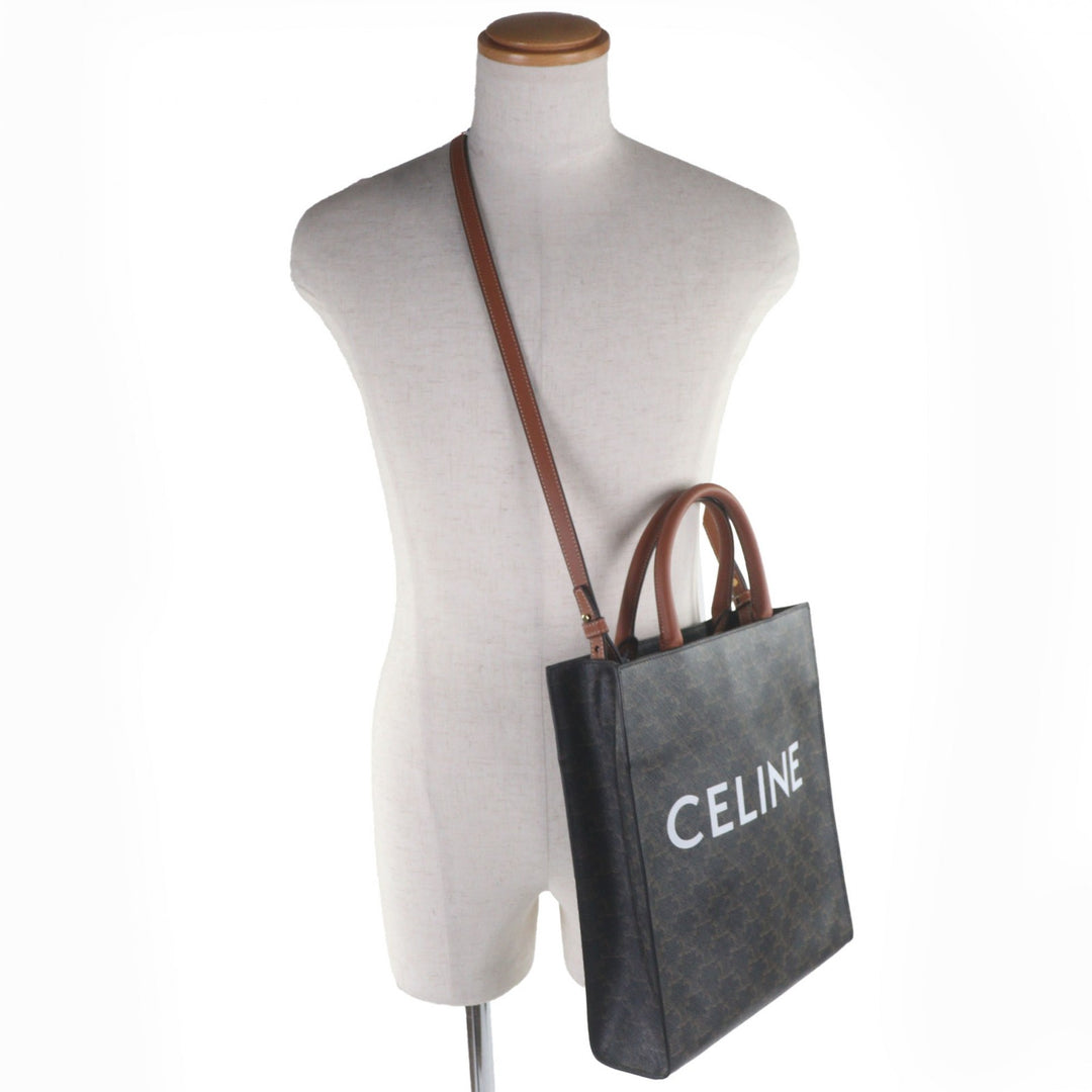 Excellent CELINE Tote Bag Vertical hippopotamus Triomphe 191542BZK 04LU