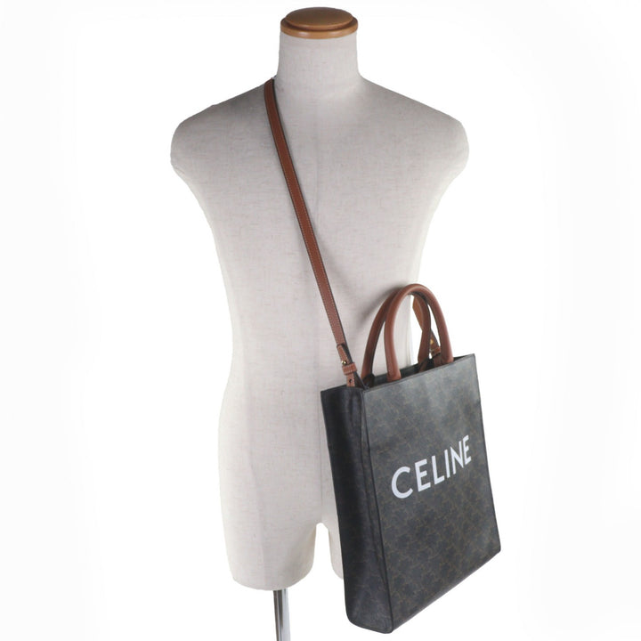 Excellent CELINE Tote Bag Vertical hippopotamus Triomphe 191542BZK 04LU