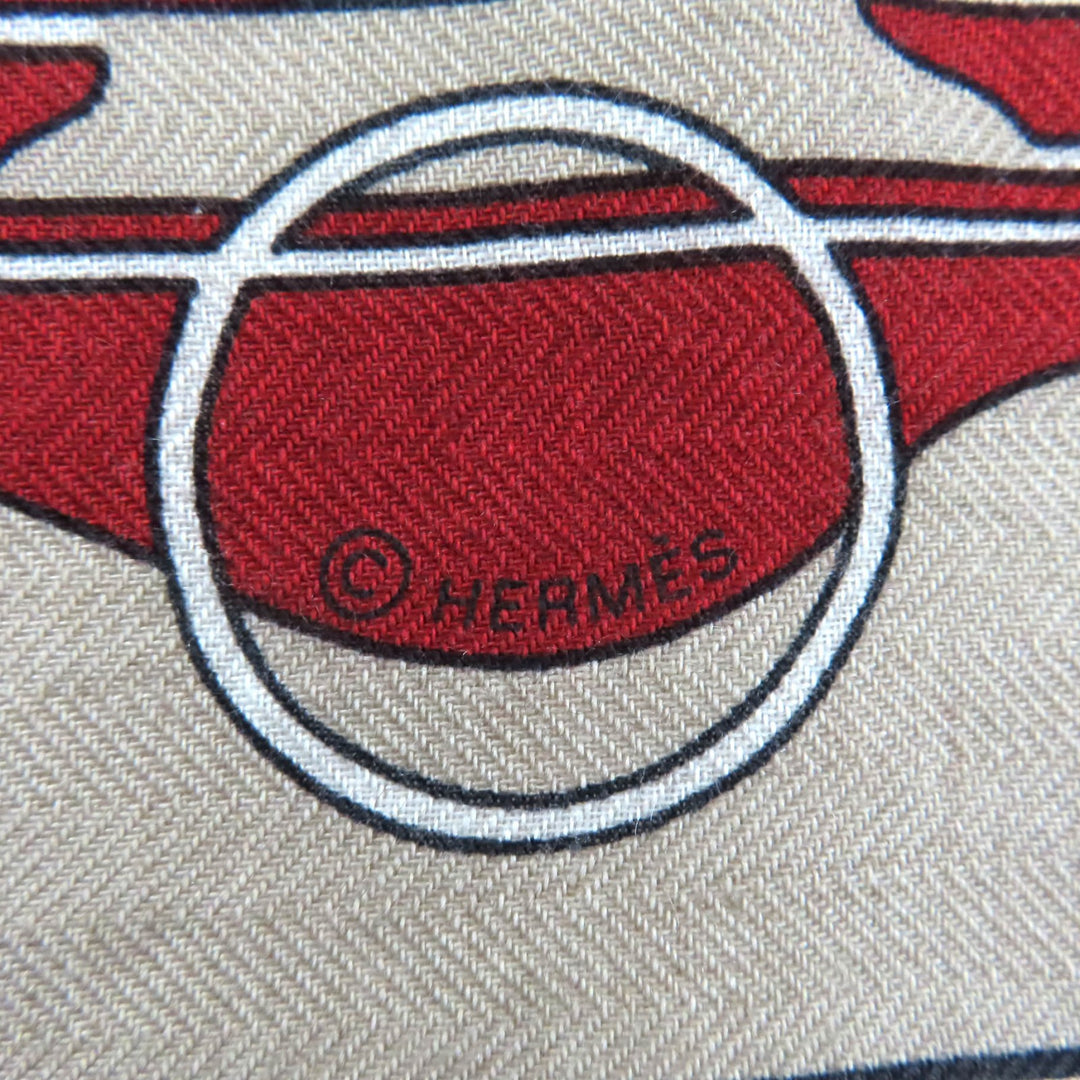 Pristine HERMES Stall Ex Libris Ex Libris cashmere Women