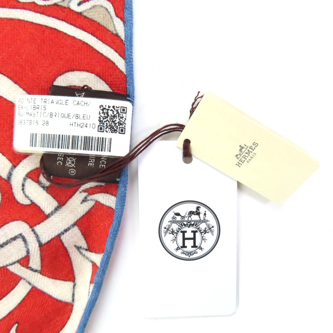 Pristine HERMES Stall Ex Libris Ex Libris cashmere Women