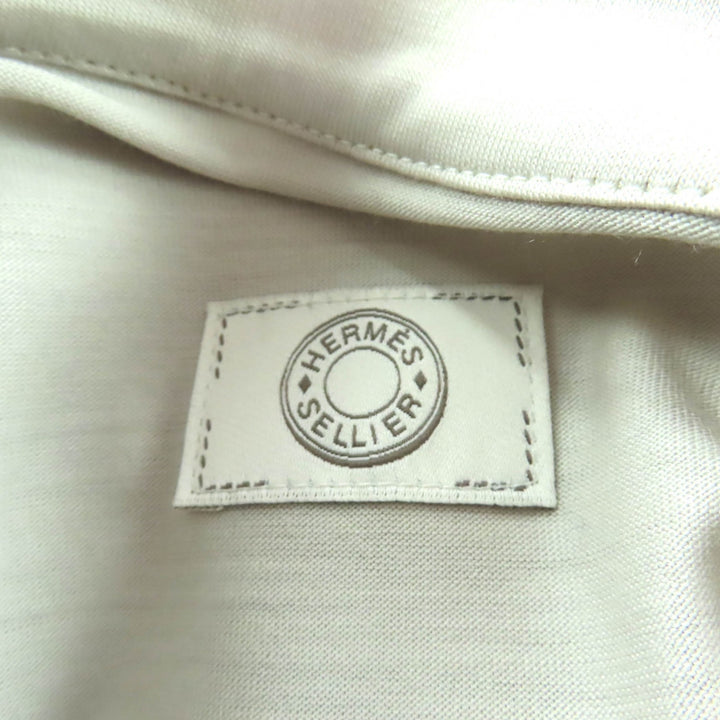 Pristine HERMES T-shirt Hermes Fit Half zip with Serie buttons wool Women M