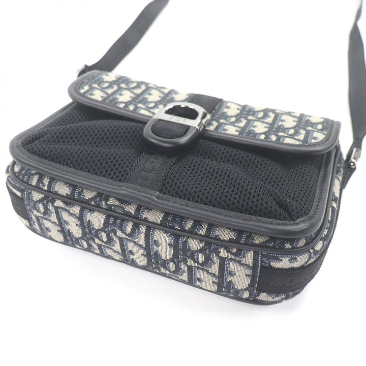 Great DIOR Shoulder Bag Dior 8 Buckle Oblique All-Over Pattern Beige