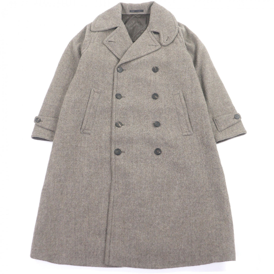 Excellent GIORGIO ARMANI Chester coat Brown wool mens 44