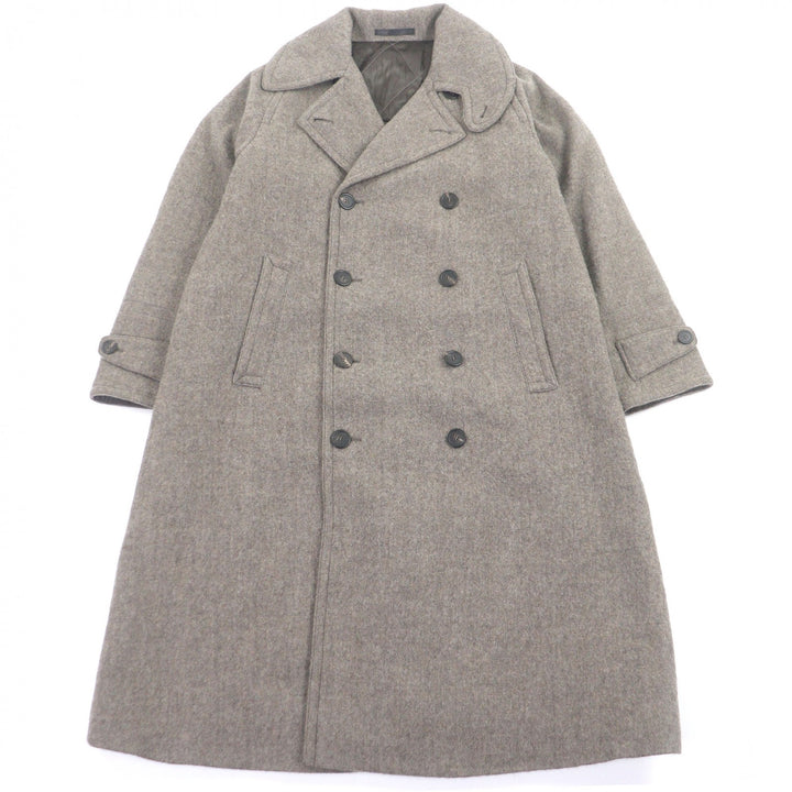 Excellent GIORGIO ARMANI Chester coat Brown wool mens 44
