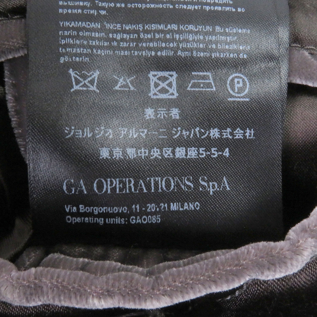 Excellent GIORGIO ARMANI Chester coat Brown wool mens 44
