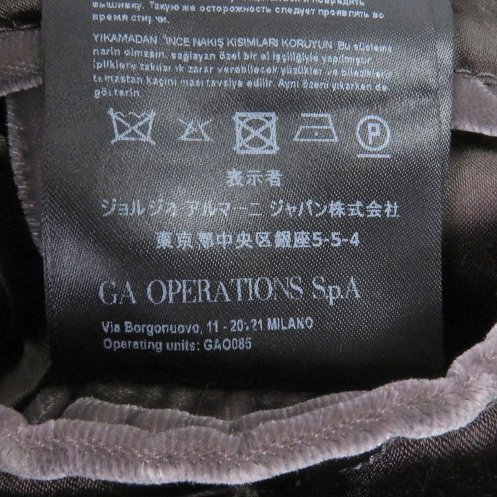 Excellent GIORGIO ARMANI Chester coat Brown wool mens 44