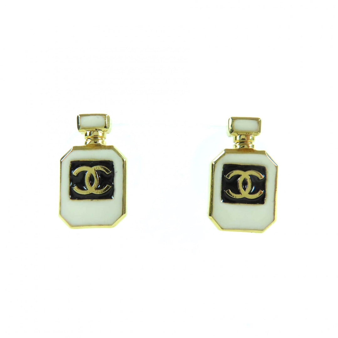 Excellent CHANEL Pierce COCO Mark Perfume Bottle gold ー Women C25C