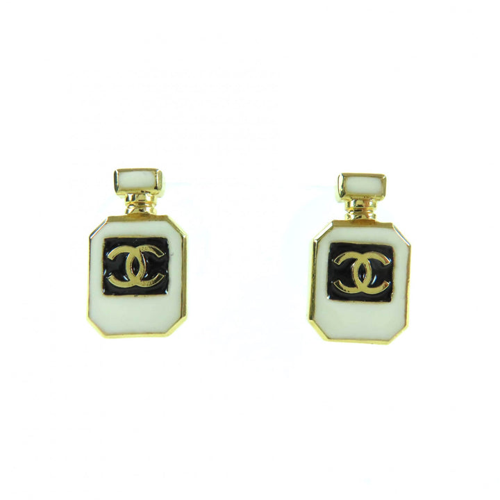 Excellent CHANEL Pierce COCO Mark Perfume Bottle gold ー Women C25C