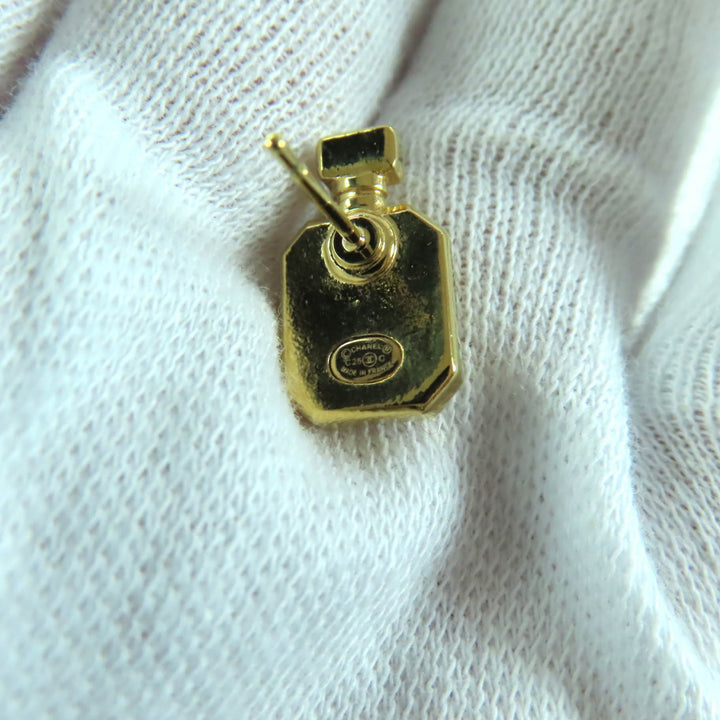 Excellent CHANEL Pierce COCO Mark Perfume Bottle gold ー Women C25C