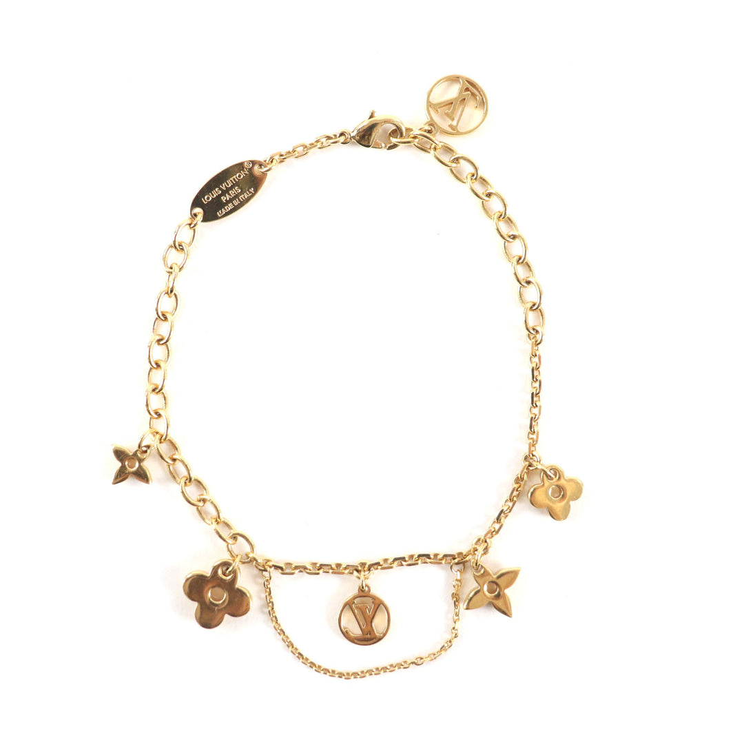Very Good LOUIS VUITTON bracelet Bracelet Blooming gold Women M1485A