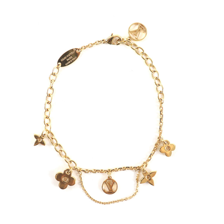 Very Good LOUIS VUITTON bracelet Bracelet Blooming gold Women M1485A