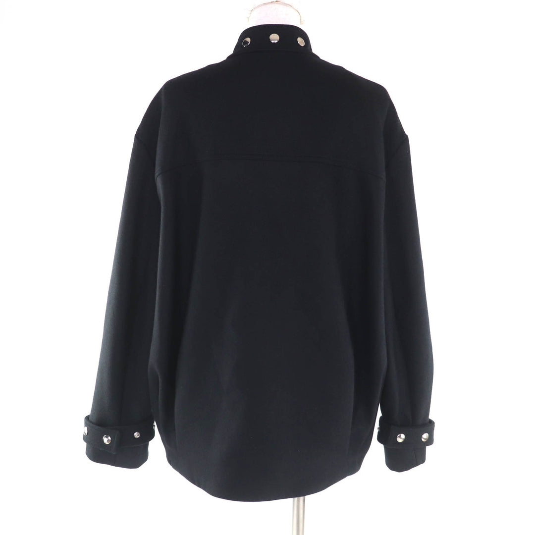 Excellent GUCCI Bomber jacket black wool Women 40 712880