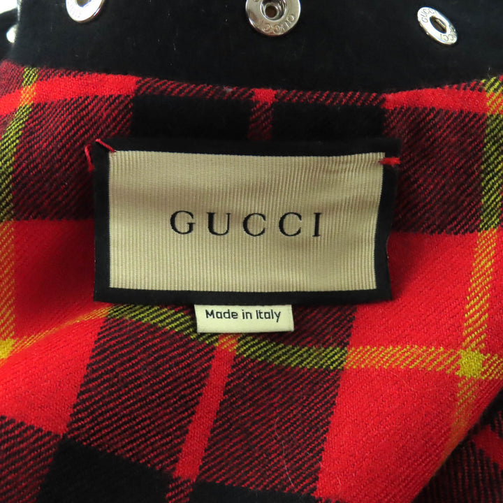 Excellent GUCCI Bomber jacket black wool Women 40 712880