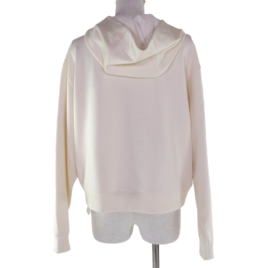 Pristine HERMES sweat Hooded parka Glennan Metal silk Women 40 5H4635DE