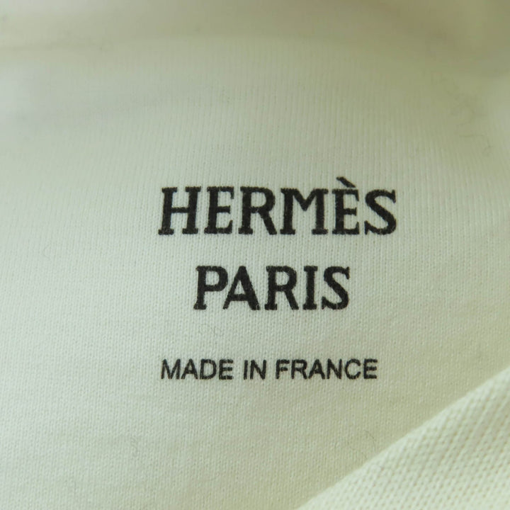 Pristine HERMES sweat Hooded parka Glennan Metal silk Women 40 5H4635DE