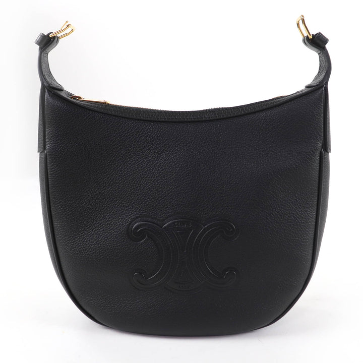 Excellent CELINE Shoulder Bag Cuir Triomphe Eloise Small 2-Way Handbag 11725