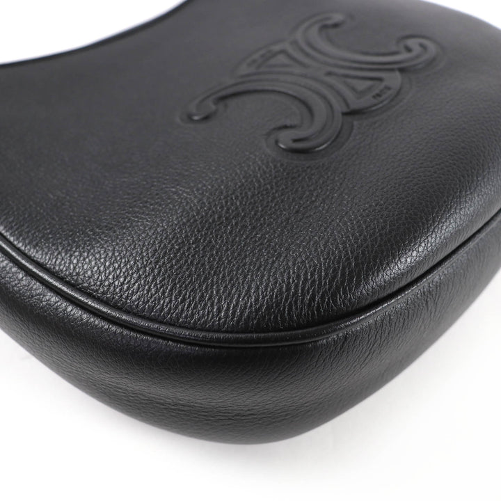 Excellent CELINE Shoulder Bag Cuir Triomphe Eloise Small 2-Way Handbag 11725
