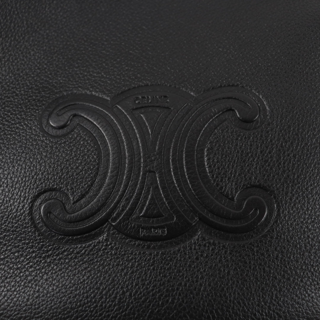 Excellent CELINE Shoulder Bag Cuir Triomphe Eloise Small 2-Way Handbag 11725