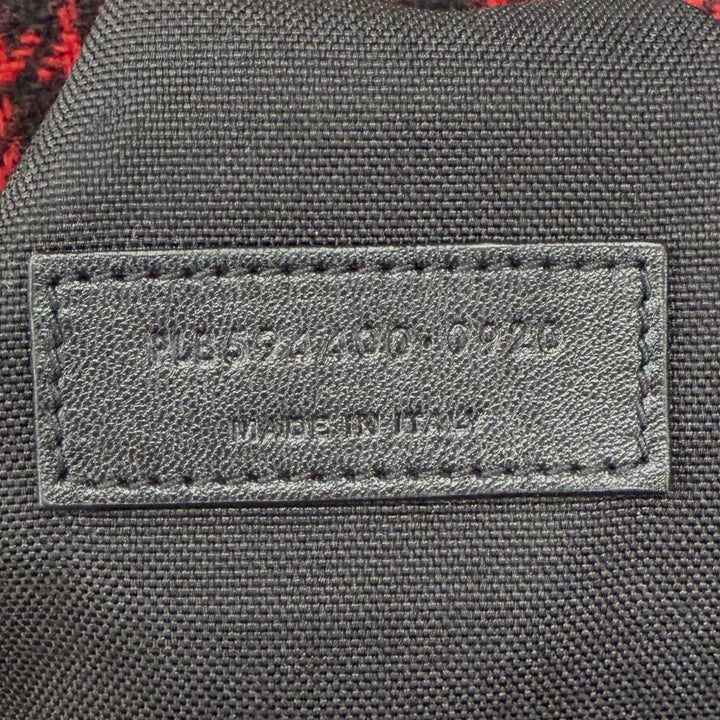 Excellent SAINT LAURENT PARIS Boston bag Red wool Women 594400