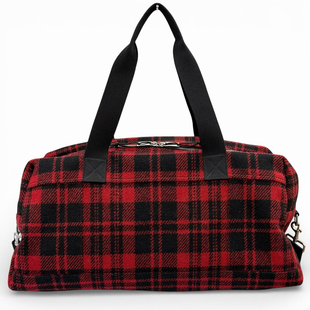 Excellent SAINT LAURENT PARIS Boston bag Red wool Women 594400