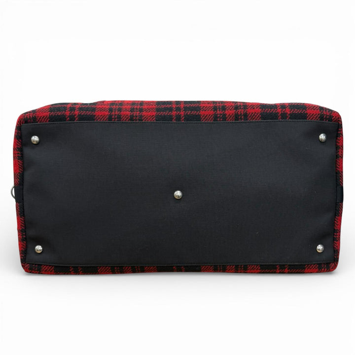 Excellent SAINT LAURENT PARIS Boston bag Red wool Women 594400